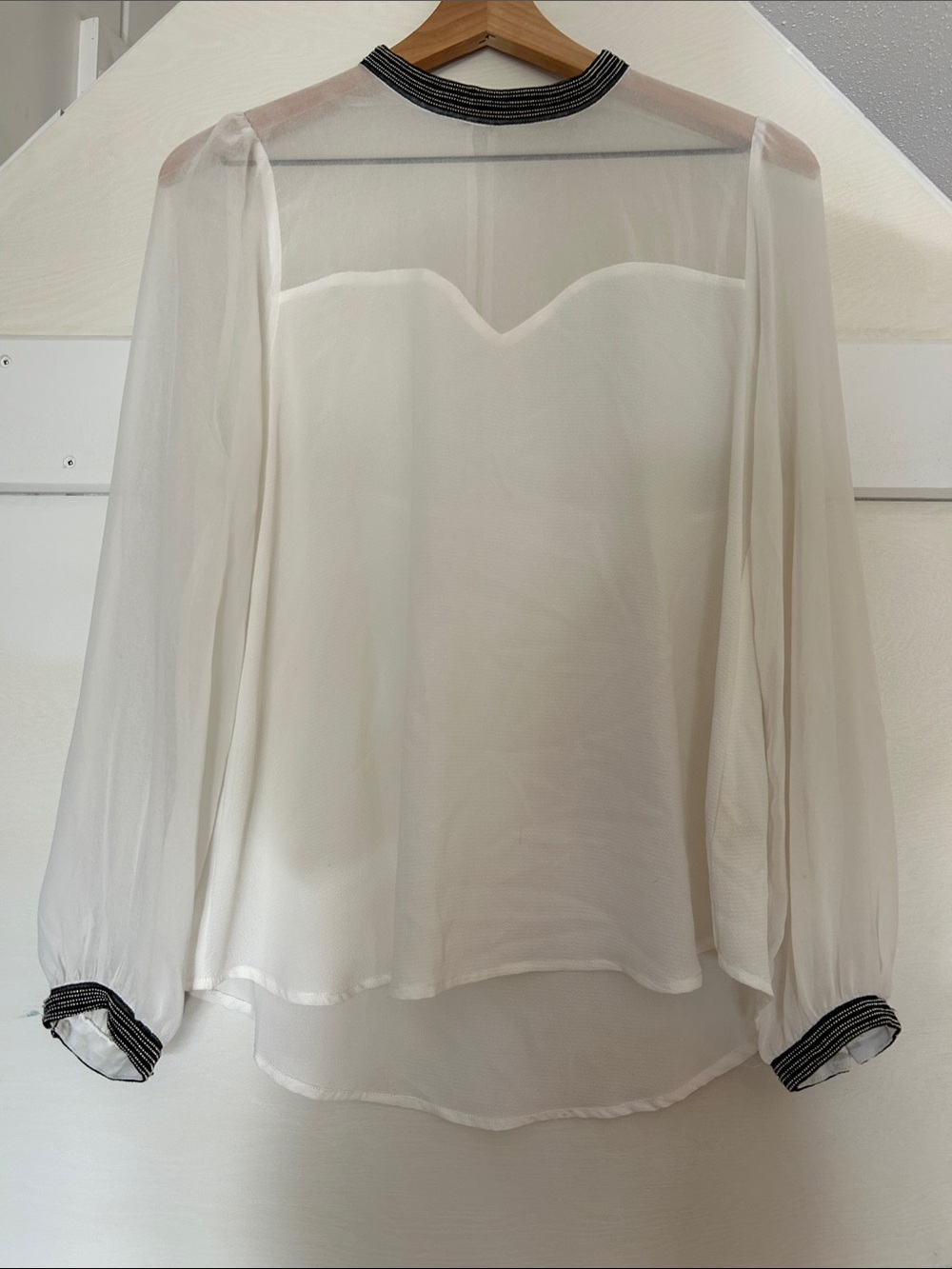 Jealous Tomato semi sheer blouse